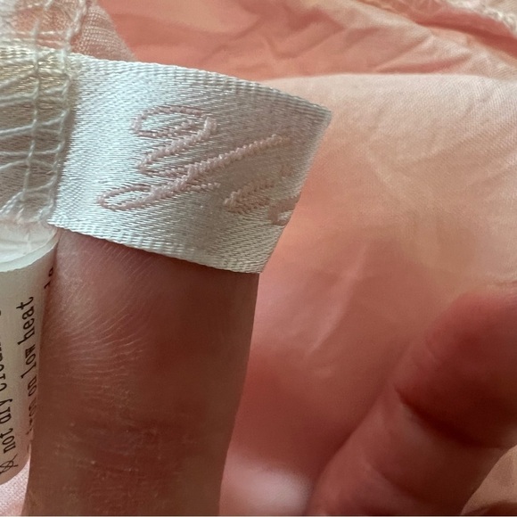 Vintage Nightie Nightgown Pink White Coquette Size Small - Picture 6 of 12